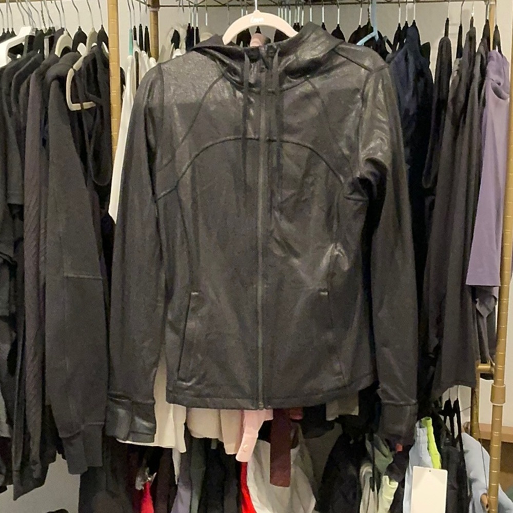 Lululemon Black Foil Define Jacket